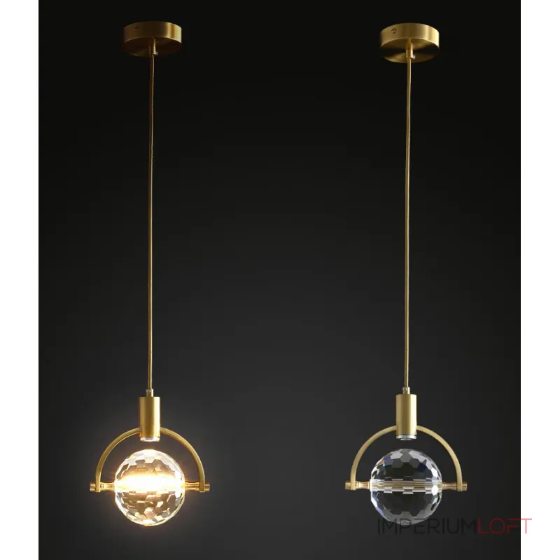 Подвесной светильник Delight Collection 2121 2121P/A brass/clear