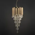 Подвесная люстра Delight Collection KM0988P-8 gold
