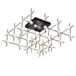 Потолочный светильник Delight Collection Molecular MX18001067-36A black/gold