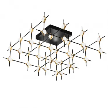 Потолочный светильник Delight Collection Molecular MX18001067-36A black/gold
