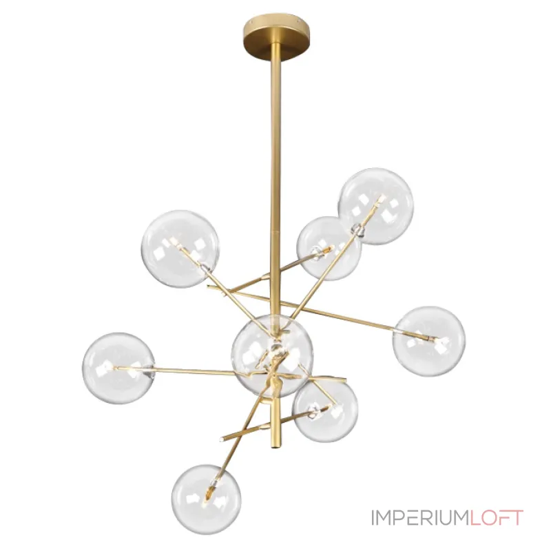 Люстра на штанге Delight Collection Globe Mobile 9307P-8A gold