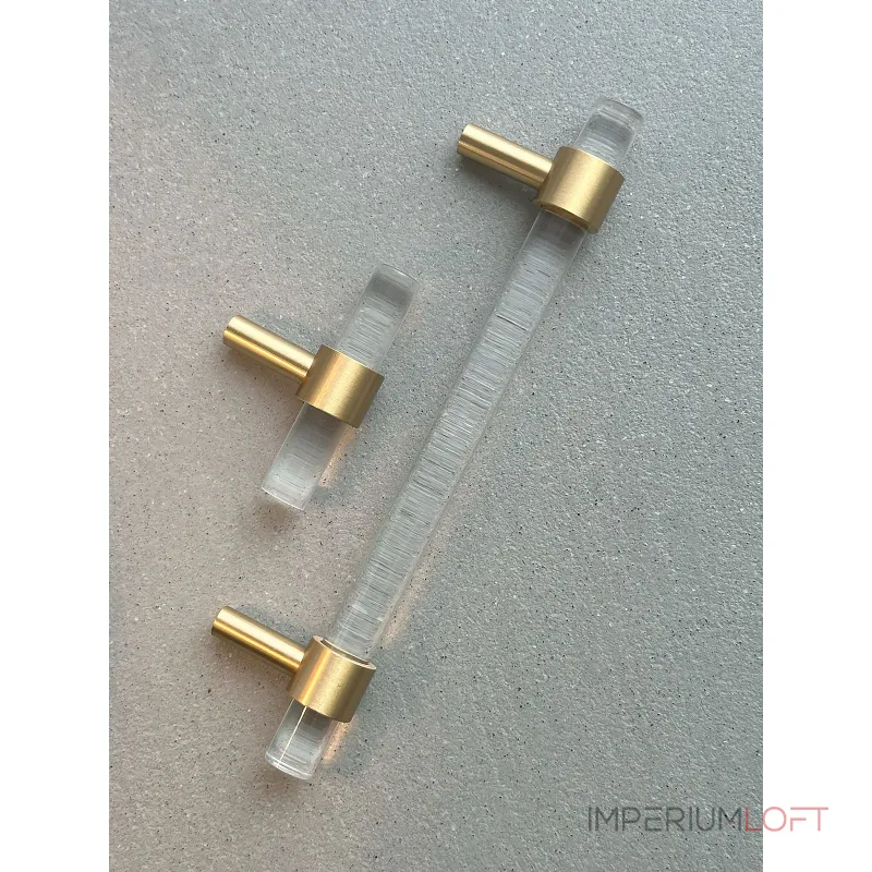 Ручка-скоба Delight Collection Crystal PC0090-128 от ImperiumLoft Ручка-скоба Delight Collection Crystal PC0090-128 от ImperiumLoft