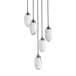 Подвесной светильник Delight Collection Celestial MT8848-5H brass