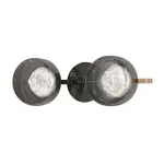 Светильник настенный Delight Collection MT9128 MT9128-2W pearl black/smoke