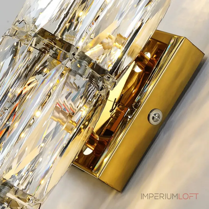 Светильник настенный Delight Collection Wall lamp A06W/4 gold/clear