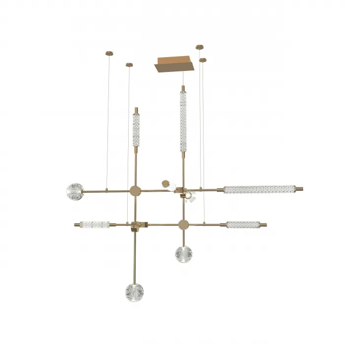 Светильник подвесной Delight Collection MD24083005 MD24083005-10AY-001 gold от ImperiumLoft