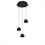 Подвесной светильник Delight Collection MD21001034 MD21001034-3A black/gold