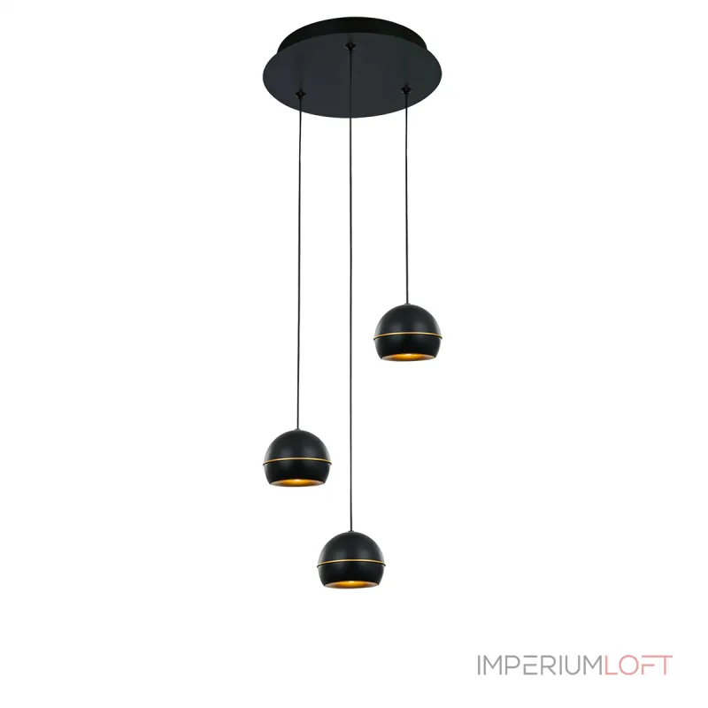 Подвесной светильник Delight Collection MD21001034 MD21001034-3A black/gold