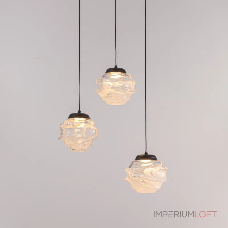 Подвесной светильник Delight Collection MD25030003-3A matt black/clear Подвесной светильник Delight Collection MD25030003-3A matt black/clear
