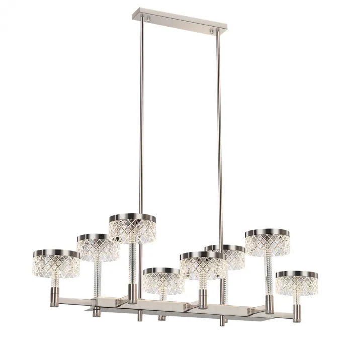 Люстра Delight Collection Diamond cut MD21020075-8B satin nickel от ImperiumLoft