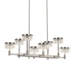 Люстра Delight Collection Diamond cut MD21020075-8B satin nickel от ImperiumLoft