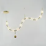 Подвесной светильник Delight Collection Elliot Diamante MD20001012-11A gold