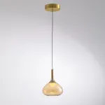 Подвесной светильник Delight Collection MD25001005-1A brass/amber