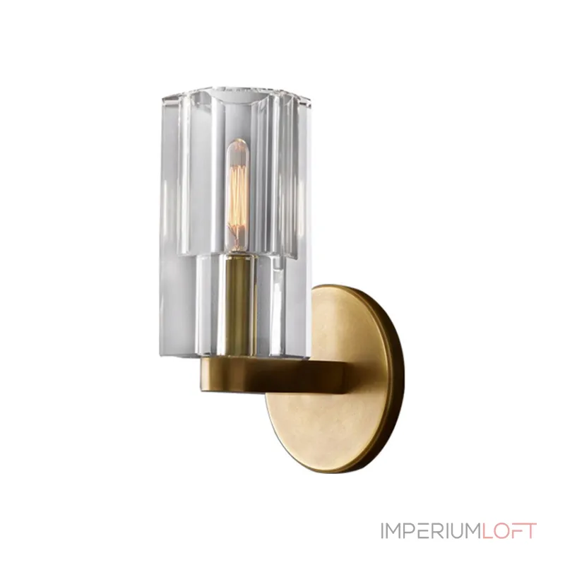 Настенный светильник Delight Collection Wall lamp 8816W gold/clear