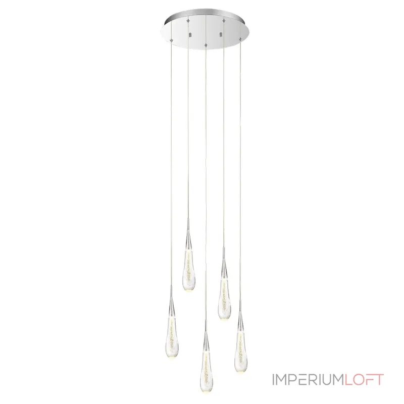 Подвесной светильник Delight Collection Pour MD-023B-5 chrome Подвесной светильник Delight Collection Pour MD-023B-5 chrome