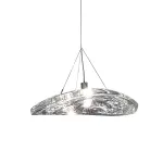 Подвесной светильник Delight Collection Manta 2049P/D300 silver/clear