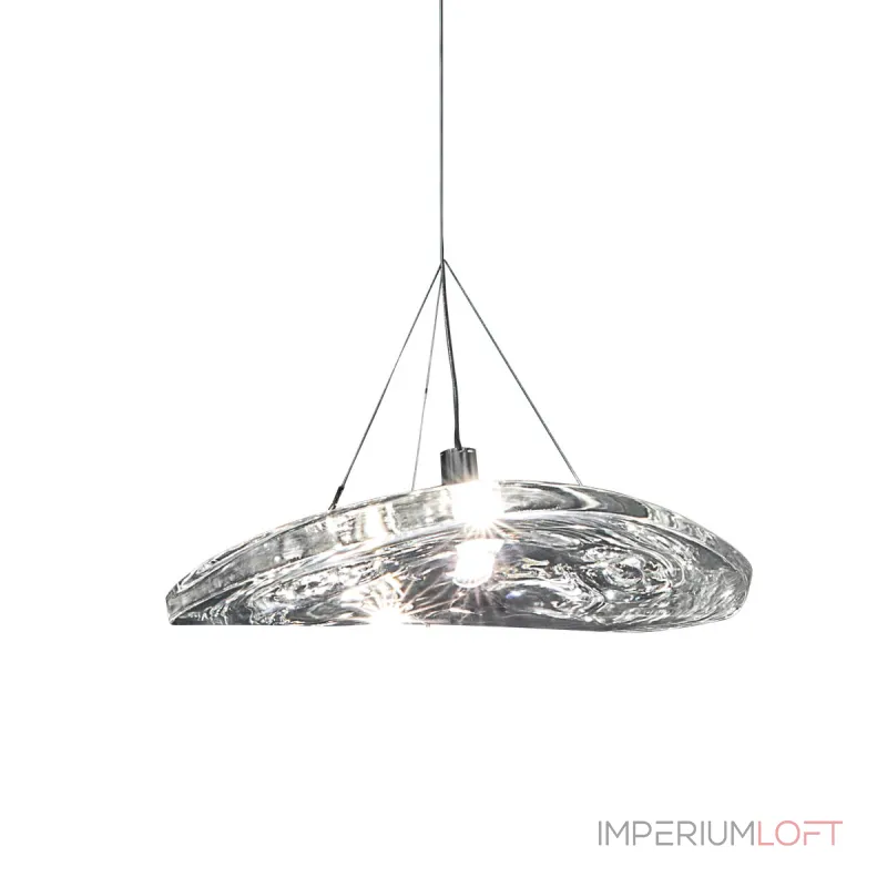 Подвесной светильник Delight Collection Manta 2049P/D300 silver/clear