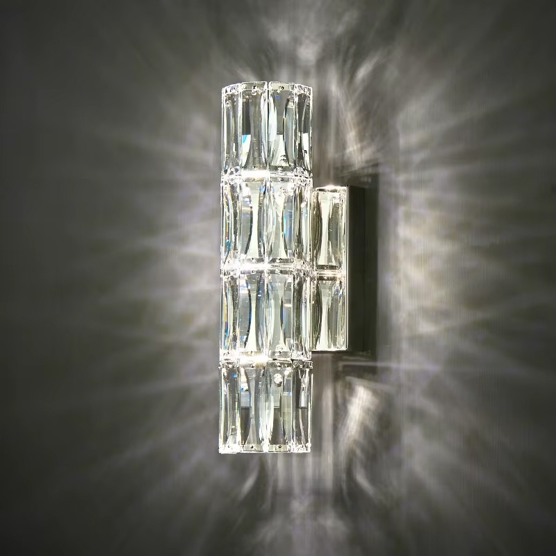 Светильник настенный Delight Collection Wall lamp A06W/4 silver/clear