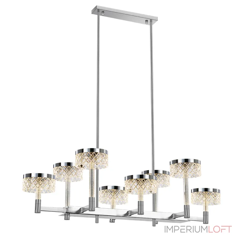 Люстра на штанге Delight Collection Diamond cut MD21020075-8B chrome Люстра на штанге Delight Collection Diamond cut MD21020075-8B chrome