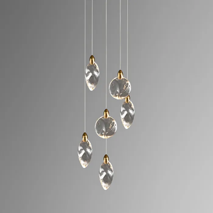 Светильник подвесной Delight Collection Colvin MT9176-6H titanium gold от ImperiumLoft