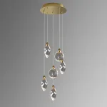 Светильник подвесной Delight Collection Colvin MT9176-6H titanium gold от ImperiumLoft