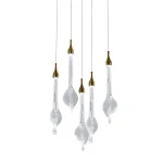 Подвесной светильник Delight Collection OD2433 OD2433-5 gold/clear