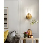 Настенный светильник Delight Collection Wall lamp 8816W gold/clear