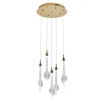 Подвесной светильник Delight Collection OD2433 OD2433-5 gold/clear