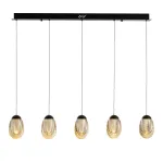 Подвесной светильник Delight Collection MD25090022-5B matt black/champagne