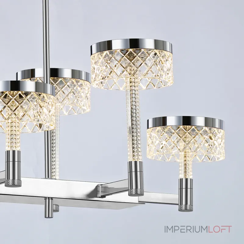 Люстра на штанге Delight Collection Diamond cut MD21020075-8B chrome Люстра на штанге Delight Collection Diamond cut MD21020075-8B chrome