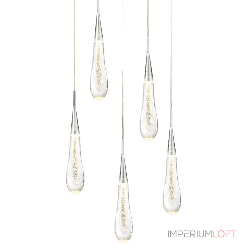 Подвесная люстра Delight Collection Pour DD20591-5 chrome Подвесная люстра Delight Collection Pour DD20591-5 chrome
