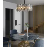 Подвесная люстра Delight Collection Bertola D8524P/S black/clear