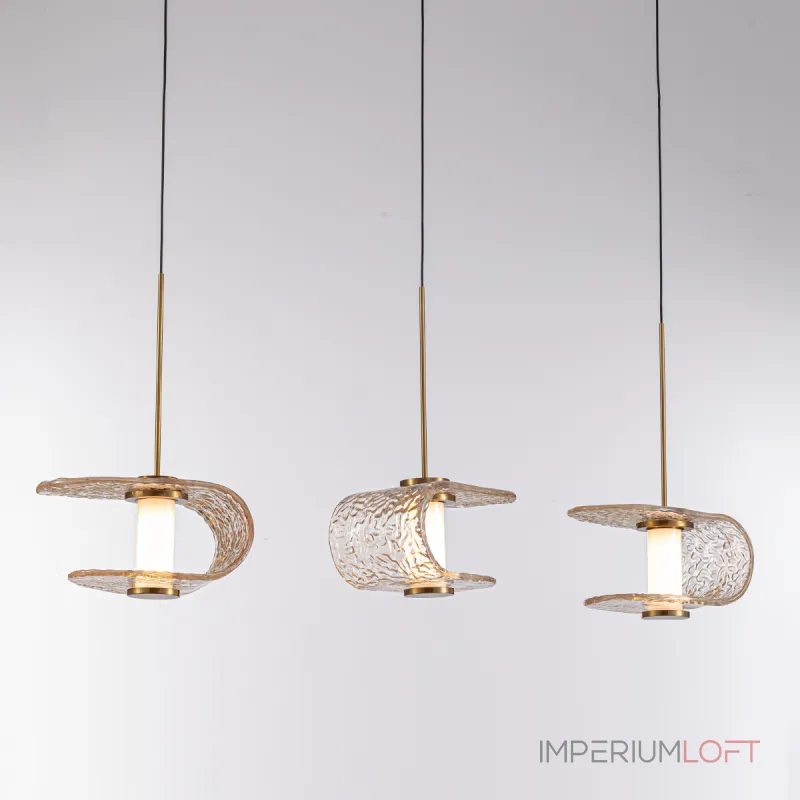 Подвесной светильник Delight Collection MD24020901 MD24020901-3B gold/cognac Подвесной светильник Delight Collection MD24020901 MD24020901-3B gold/cognac