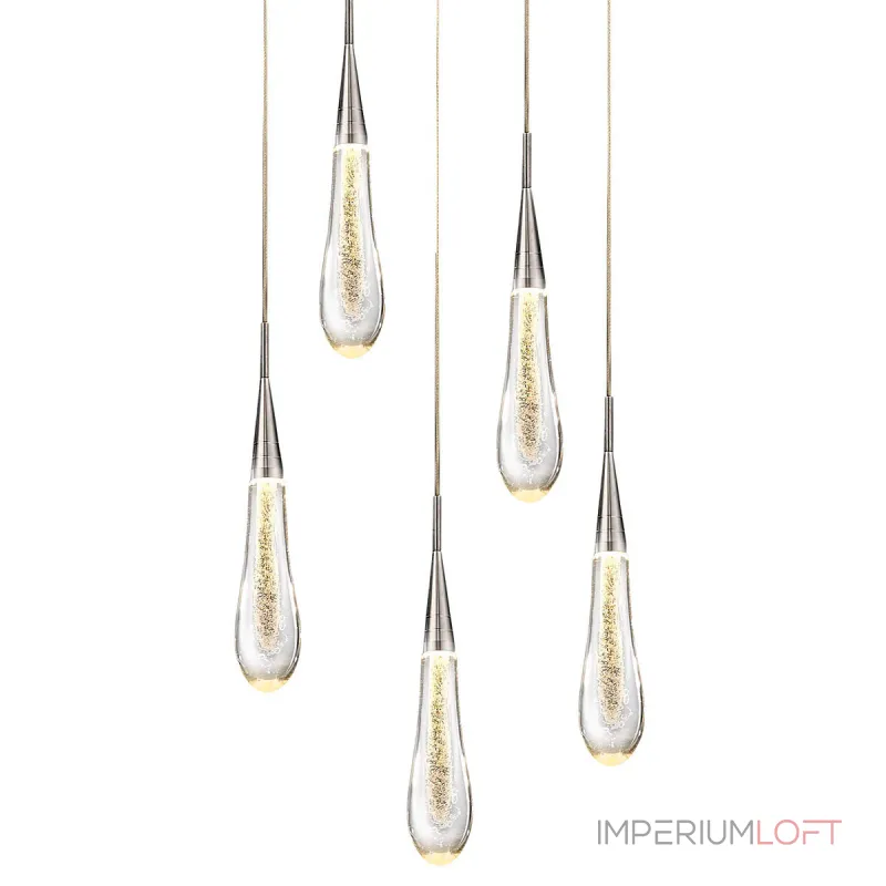 Подвесной светильник Delight Collection Pour MD-023B-5 chrome Подвесной светильник Delight Collection Pour MD-023B-5 chrome