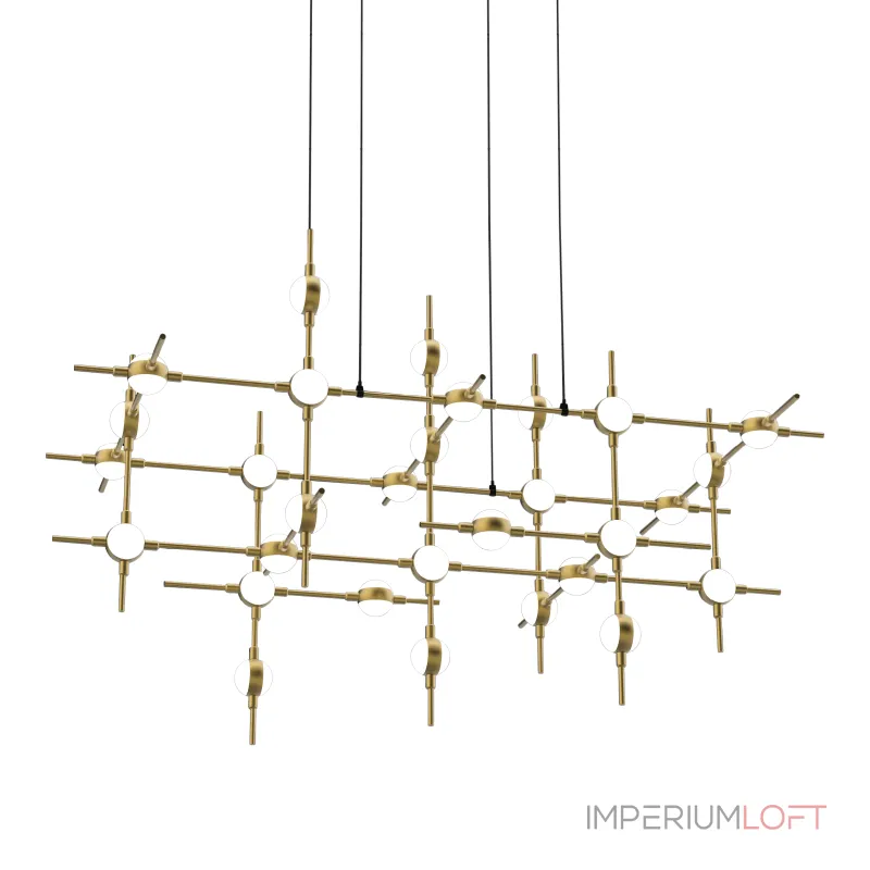 Подвесная люстра Delight Collection Molecular MD18001067-30A black/gold