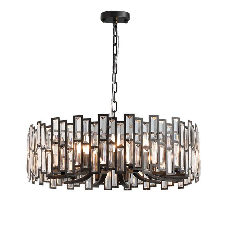 Подвесная люстра Delight Collection Bertola D8524P/S black/clear Подвесная люстра Delight Collection Bertola D8524P/S black/clear