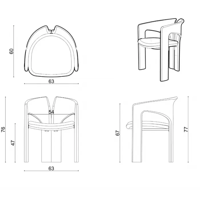 Стул Delight Collection Viva Viva Chair от ImperiumLoft