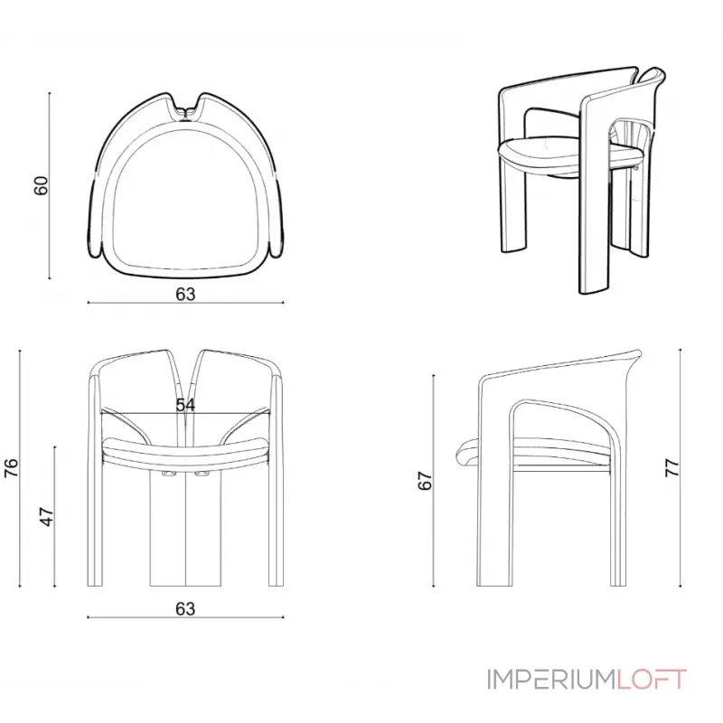 Стул Delight Collection Viva Viva Chair