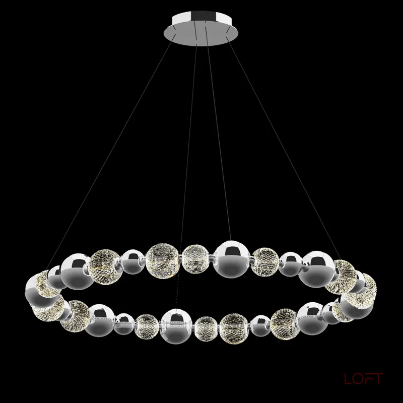 Подвесная люстра Delight Collection Elliot Diamante MD21001002-1F chrome