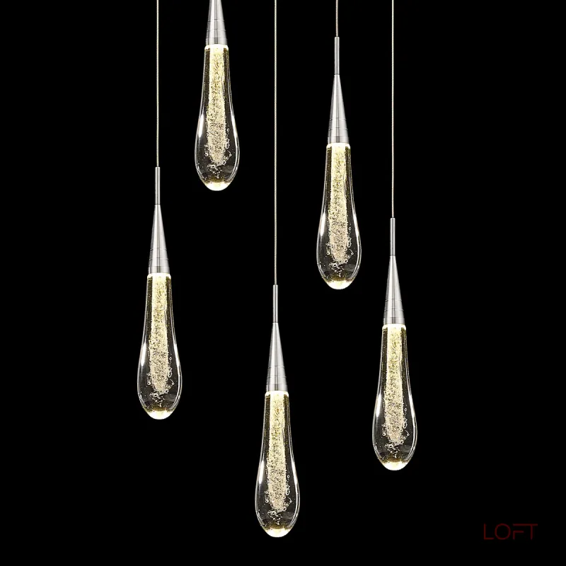 Подвесная люстра Delight Collection Pour DD20591-5 chrome Подвесная люстра Delight Collection Pour DD20591-5 chrome