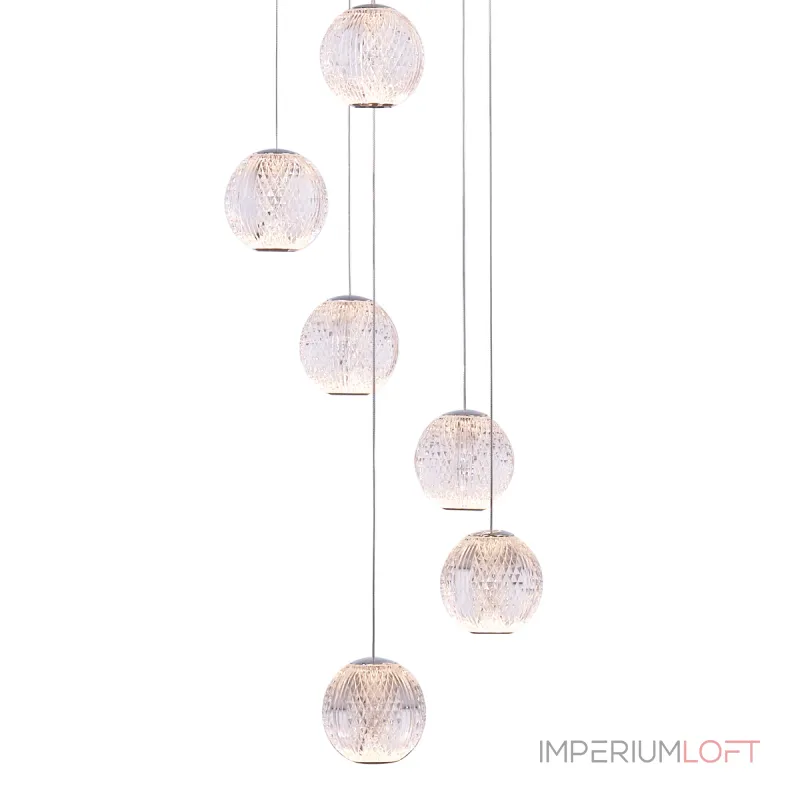 Подвесной светильник Delight Collection Elliot Diamante MD20001012-14A chrome Подвесной светильник Delight Collection Elliot Diamante MD20001012-14A chrome