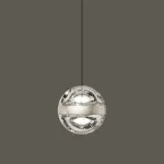 Подвесной светильник Delight Collection Frizzante MD23030088-1A nickel/clear