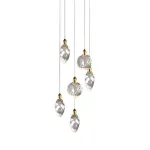 Светильник подвесной Delight Collection Colvin MT9176-6H titanium gold от ImperiumLoft