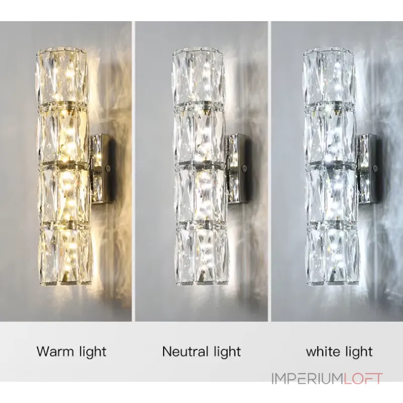 Светильник настенный Delight Collection Wall lamp A06W/4 silver/clear