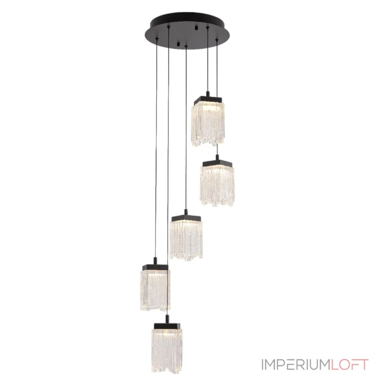 Подвесная люстра Delight Collection MD25020403 MD25020403-5A1 matt black