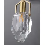Настенный светильник Delight Collection Wall lamp 8960-1W brass/clear