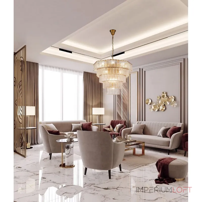 Подвесная люстра Delight Collection BRCH9192 BRCH9192-80 antique brass