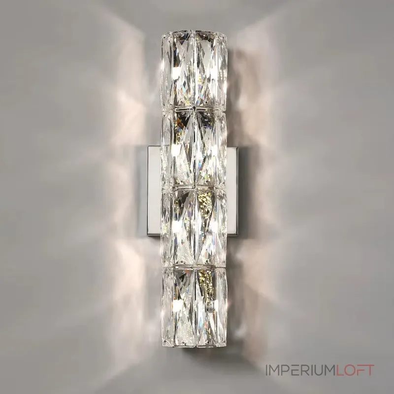Светильник настенный Delight Collection Wall lamp A06W/4 silver/clear