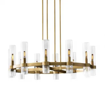 Люстра на штанге Delight Collection Ravelle MT8888-8H antique brass
