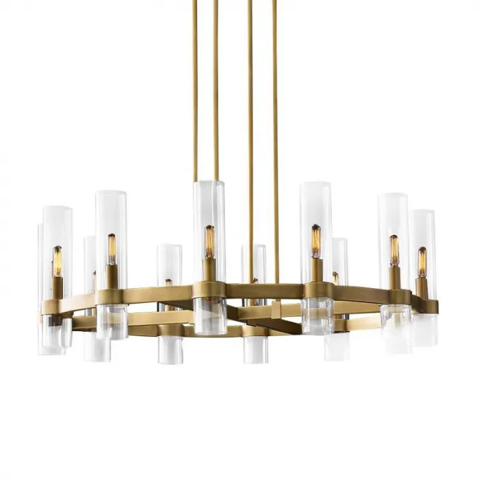 Люстра на штанге Delight Collection Ravelle MT8888-8H antique brass от ImperiumLoft